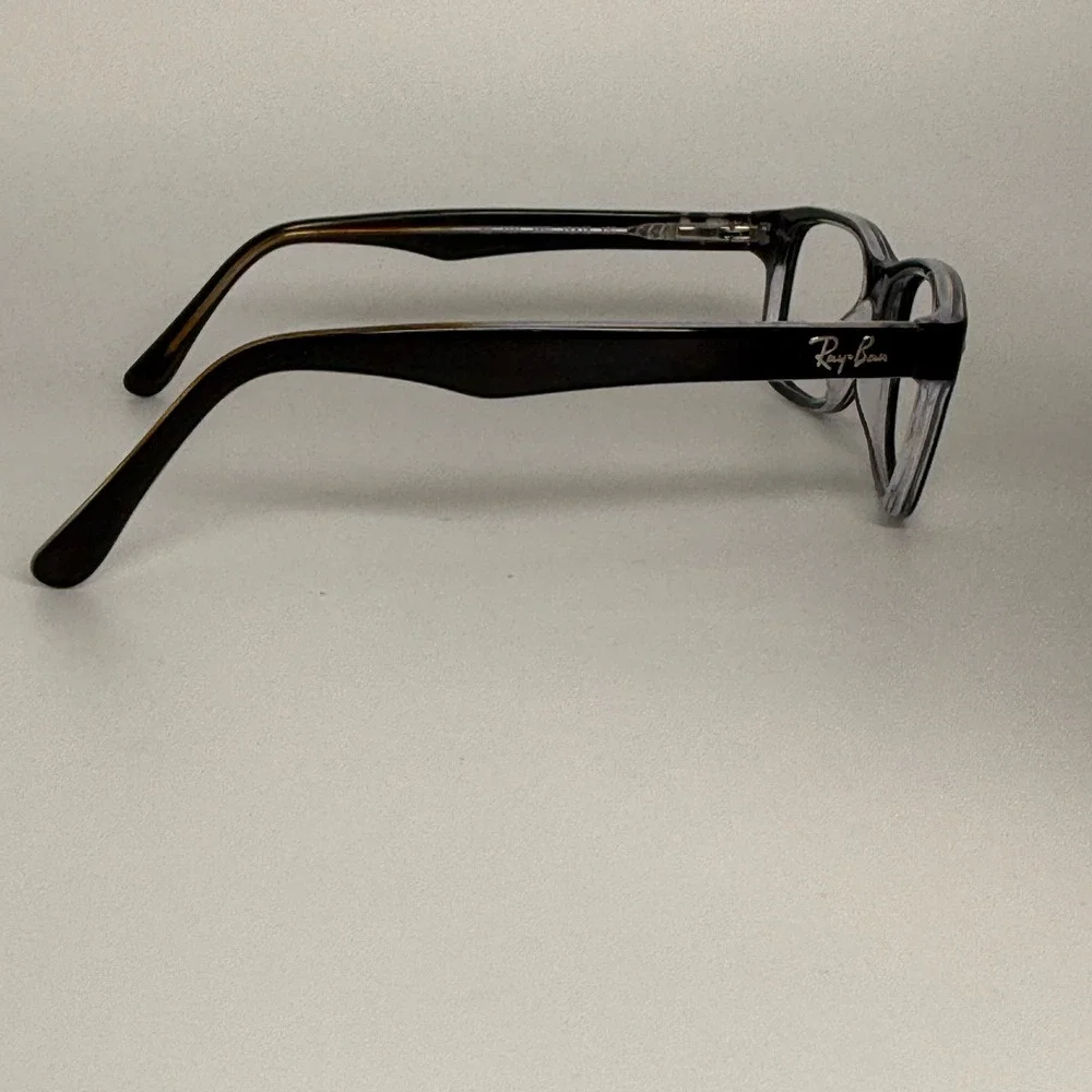 Ray-Ban‎ RB 1531 3529 Black Rectangular Eyeglasses Frames 48-16-130 22261